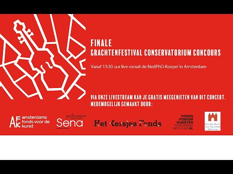 FINALE GRACHTENFESTIVAL CONSERVATORIUM CONCOURS