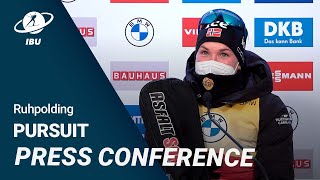 World Cup 21/22 Ruhpolding: Women Pursuit Press Conference