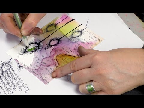 Dragon Pods by Tracey Dutton - A Lavinia Stamps Tutorial
