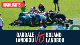 Rugby - Oakdale Landbou vs Boland Landbou - King Price Derby - 9 August 2025