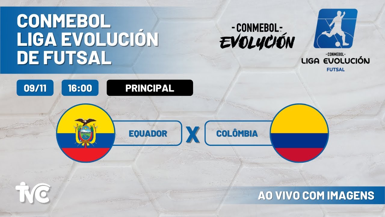 🔴 AO VIVO: Equador x Colômbia (Principal) - Liga Evolução de Futsal Zona Norte 2024