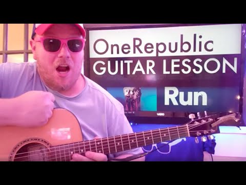 How To Play Run Guitar OneRepublic // easy guitar tutorial beginner lesson easy chords