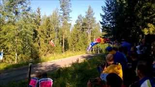 preview picture of video 'Mikko Pajunen @ SS18 Ouninpohja, Neste Oil Rally Finland 2013'