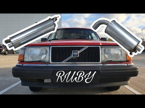Replacing Exhaust parts on a Volvo 240