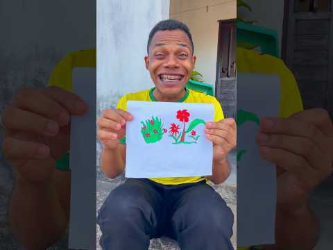 O DESENHO MAIS BONITO GANHAR 100$ REIAS 🫪😂!!! #Shorts￼