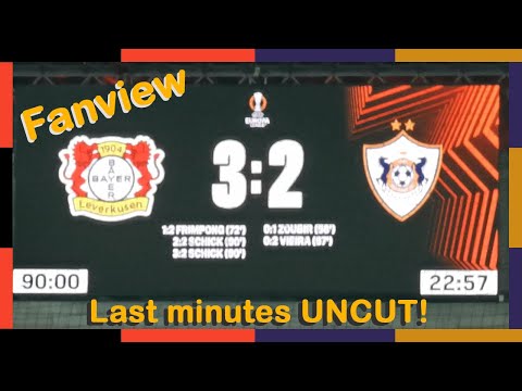 Bayer 04 Leverkusen - Qarabag FK - Last minutes UNCUT Fanview [Europa League 2023/2024] Round of 16