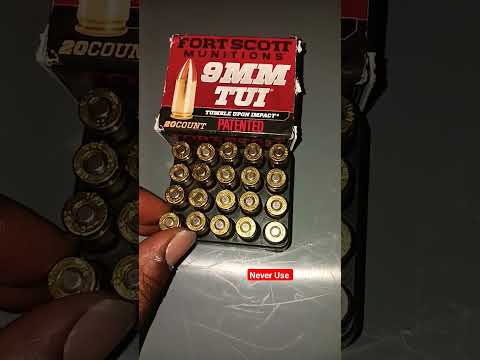 Making Ammo Great Again! Fort Scott Munitions 9mm 115gr Tumble Upon Impact TUI (Trump Ammo)