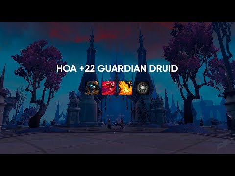 HOA 22 Tyrannical Bursting Volcanic Tormented - guardian druid pov