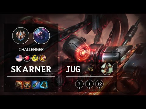 Skarner Jungle vs Nidalee - NA Challenger Patch 10.16