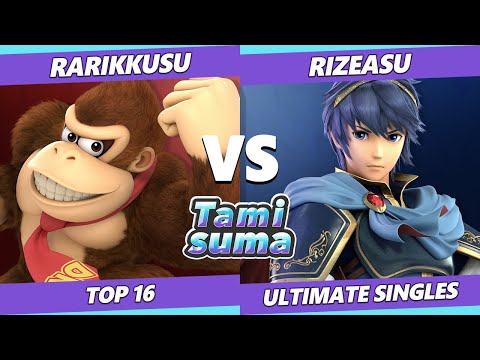 TAMISUMA 189 SSBU - Rarikkusu (Donkey Kong) Vs. Rizeasu (Marth) Smash Ultimate Top 16