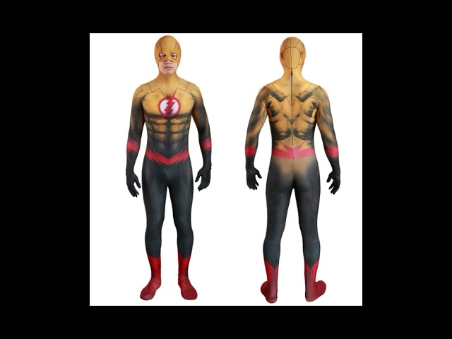 Vídeo relacionado con DC Comics The Flash Cosplay Sudadera con Capucha y Capa para niños - DC - Niños 4-20, Rojo, 7
