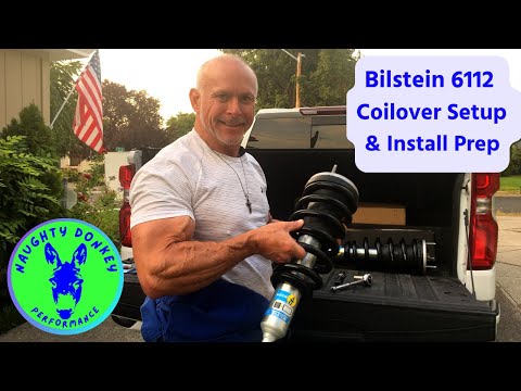 Bilstein 6112 coilover setup and install prep