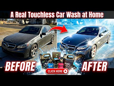 Touchless Car Wash at Home in 10 Minutes - You Won't Believe the Results!