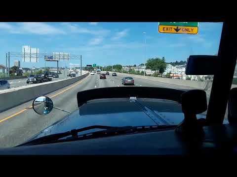 Cruzando...WORCESTER, MA por la I-290W   Rumbo a FITCHBURGH, MA🤗🤗