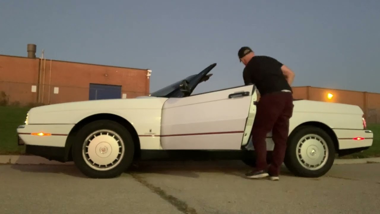 **SOLD by Auction** No Reserve 1991 Cadillac Allanté Convertible – Ontario Safetied