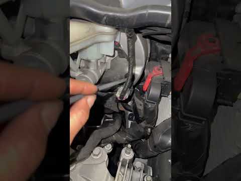 Easy way to check if a master cylinder is leaking into brake booster. #mechanic #mechaniclife