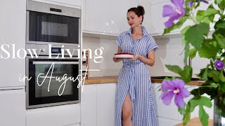 Slow Living in Italy: Baking Focaccia Bread & No-Bake Raspberry Cheesecake + New Garden Decor