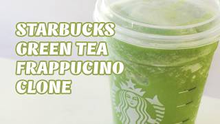 Starbucks Green Tea Frappucino Copycat Recipe (easy & simple!)