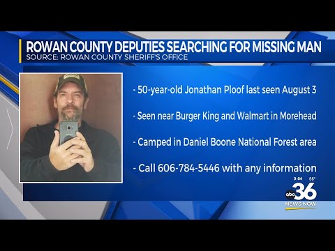 Rowan County deputies searching for a missing man