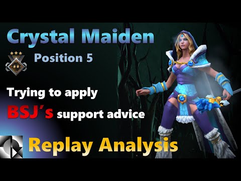 Replay Analysis: Crystal Maiden 5 Support - Guardian 3 (7 Nov 2020 Stream) | 7.27d