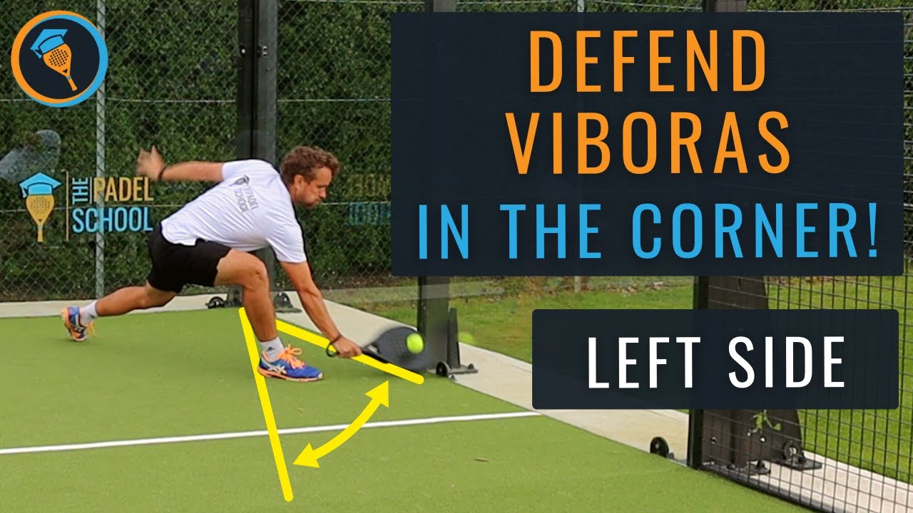 Double glass defense: left corner positioning