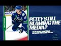 Petey still blaming the media for his lack of production?