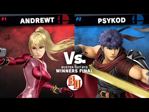 Buster Out #15 - AndrewT (Zero Suit Samus) VS PsyKoD (Ike) - Winners Final