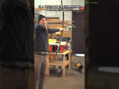 Recurve Bow vs Compound Bow what’s more accurate? #bow #compoundbow #recurvebow