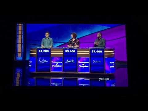 Double Jeopardy, Tournament Of Champions 2019 Day 1 - 2nd Daily Double found (11/4/19)