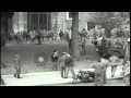 Italian Police Officers Battle With Rioters On Streets In Rome Italy HD Stock Footage