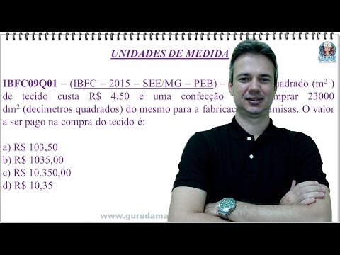 IBFC07NSQ01 - IBFC - 2015 - SEE/MG - UNIDADES DE MEDIDA