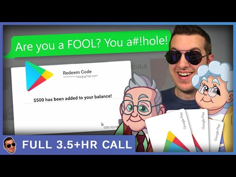 Scammers Lose Everything While I Redeem Gift Cards (full 3.5hrs.)