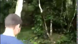 Guy Rope Swings Over River Fail