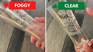 NEVER SCRUB AGAIN! - Remove Hard Water Stains From Glassware