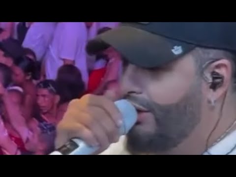 Nelson Velásquez mandó a sacar a un hombre de su concierto porque maltrató a una mujer 