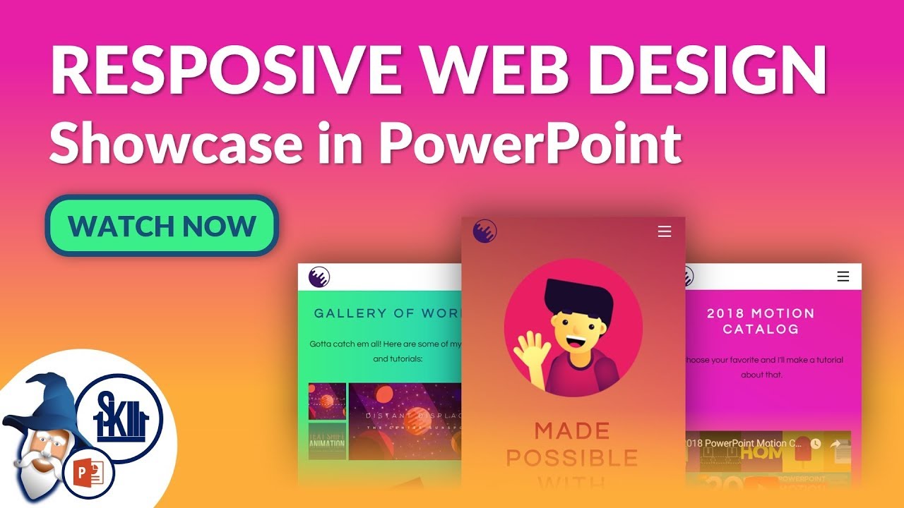PowerPoint Responsive Web Design Showcase
