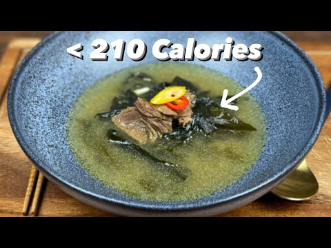 Super Easy Korean Seaweed Soup for High Protein with Awesome Macros