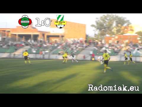 Radomiak Radom - Warta Sieradz 2:1 skrót HD [03.09.2011]
