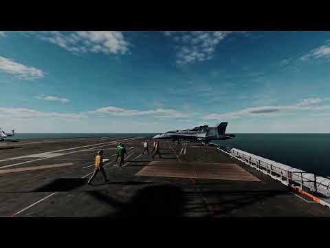 DCS World SU-33 Cobra Landing on carrier