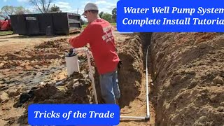 Complete Well & Pump System Install From Start to Finish. Well Drilling