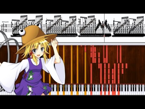 Black Score: Touhou 10 - Native Faith | 46,000+ Notes | Black MIDI