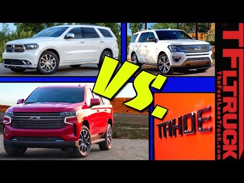 GM vs Ford vs Dodge! Here's How The 2021 Chevy Suburban & Tahoe Compare To The Expedition & Durango