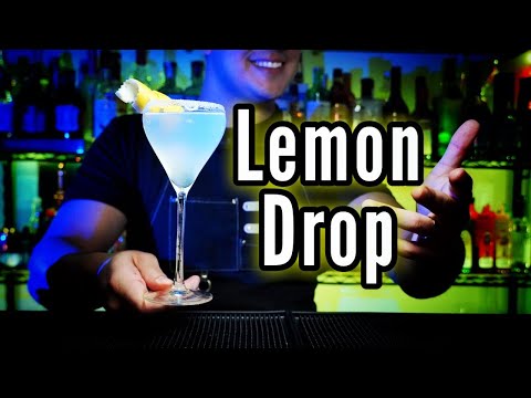 🍋 Cocktail Lemon Drop ⭐️ #short La BEBIDA + facil con Vodka
