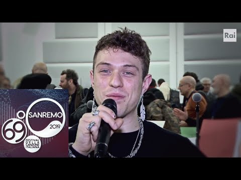 Irama presenta "La ragazza con il cuore di latta" - Festival di Sanremo 2019