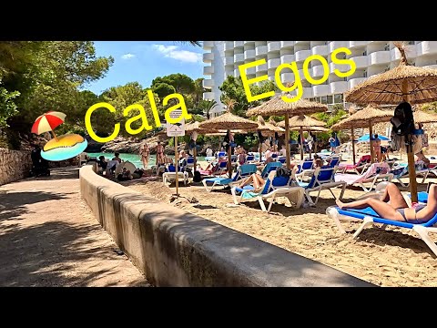 🏖️Cala Egos Mallorca/ Walking Tour in Cala d’Or’s Hidden Beach/ 4K UHD