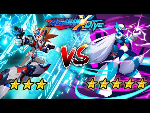 DiVE Armor Axl 3* Vs ViA 5* - Mega Man X DiVE (Mobile Controls PvP)