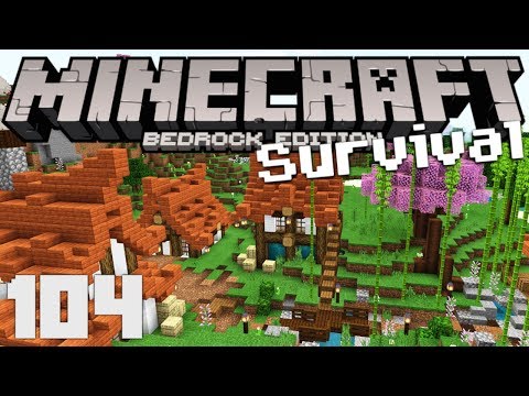 A Thriving Japanese Fishing/Flower Village! -  Ep. 104 - A Minecraft  Survival Let’s Play!