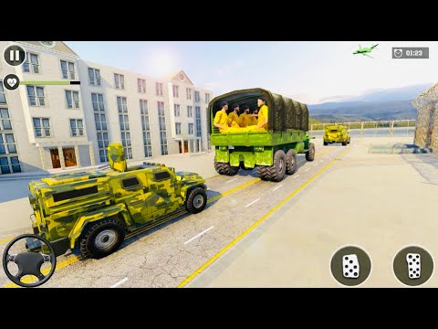 Army Prisoner Transport Plane - Prison Transport To Secret Island - Android Gameplay #1