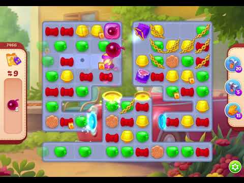 HomeScapes Level 7466 no boosters (16 moves)