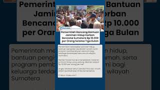 Pemerintah Siapkan Jadup Rp 10 Ribu per Hari bagi Korban Banjir Sumatera selama 3 Bulan